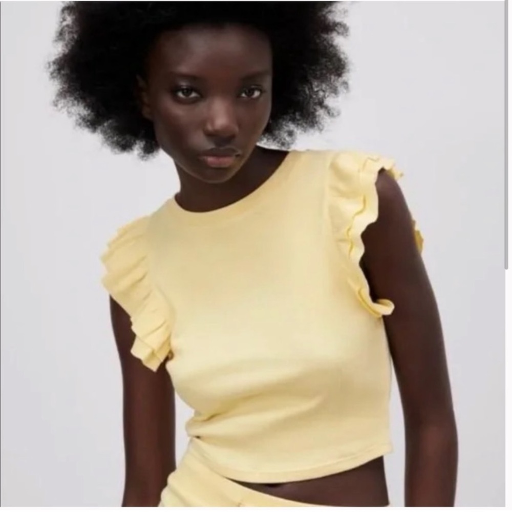 ZARA Ruffled Top - Picture 5 of 8